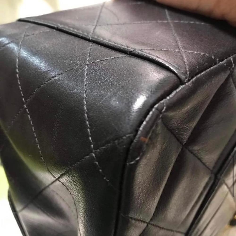 Chanel jumbo vintage flap lambskin bag - Picture 10 of 15